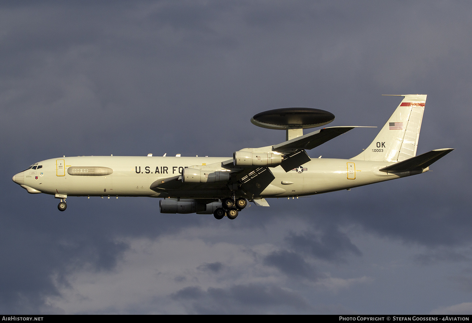 Aircraft Photo of 79-0003 / AF79-0003 | Boeing E-3B Sentry | USA - Air Force | AirHistory.net #208845