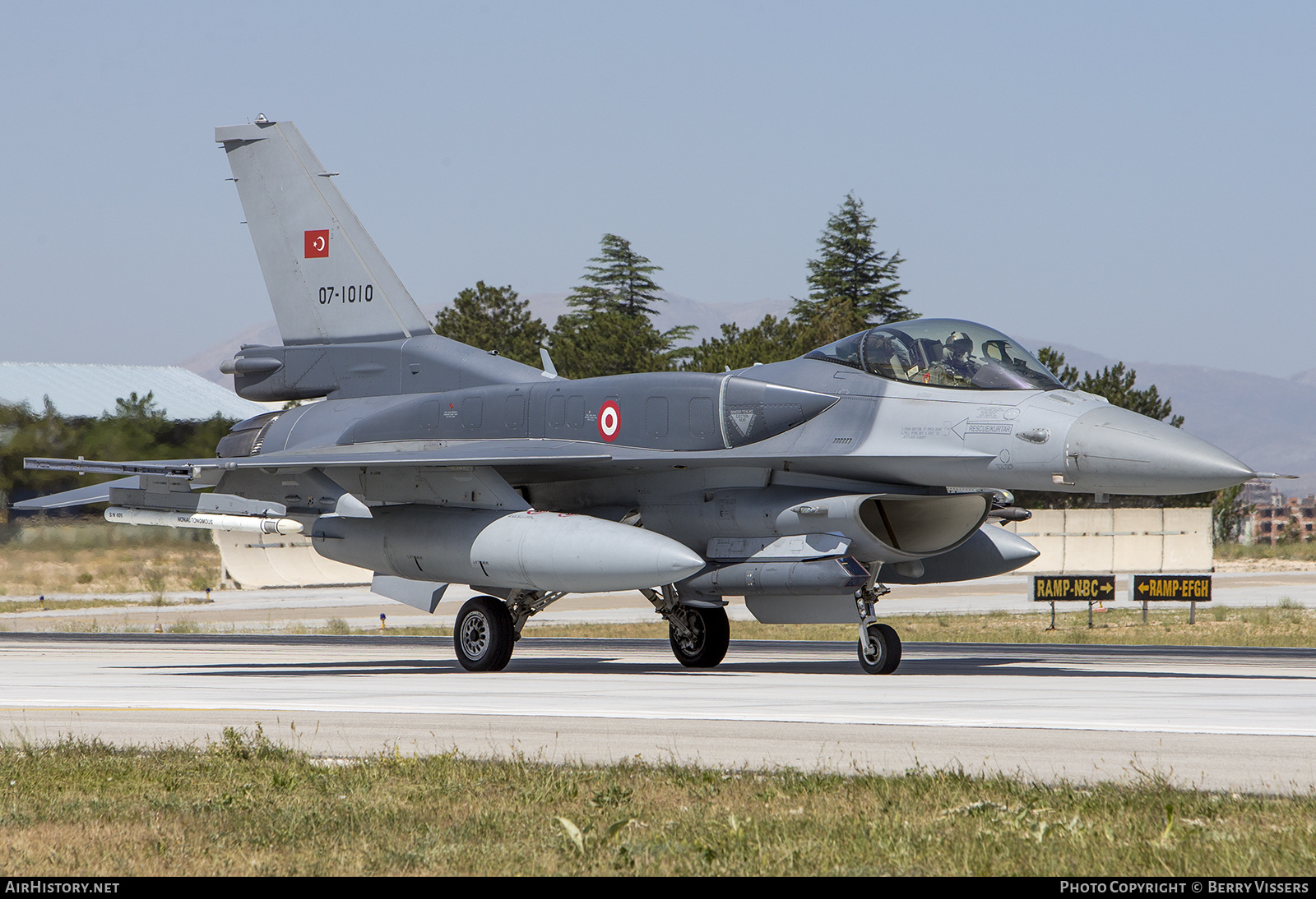 Aircraft Photo of 07-1010 | Lockheed Martin F-16C Fighting Falcon | Turkey - Air Force | AirHistory.net #208849
