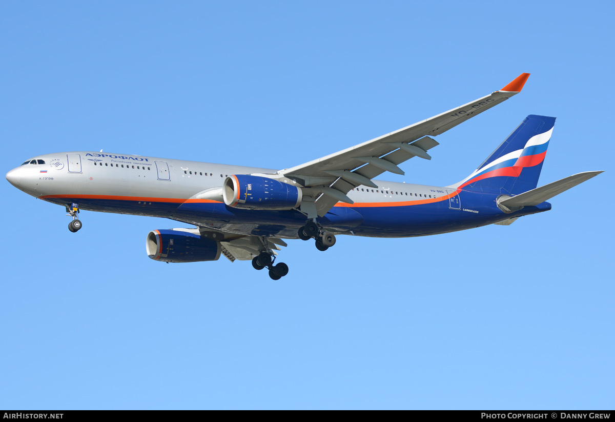 Aircraft Photo of VQ-BBG | Airbus A330-243 | Aeroflot - Russian Airlines | AirHistory.net #208861