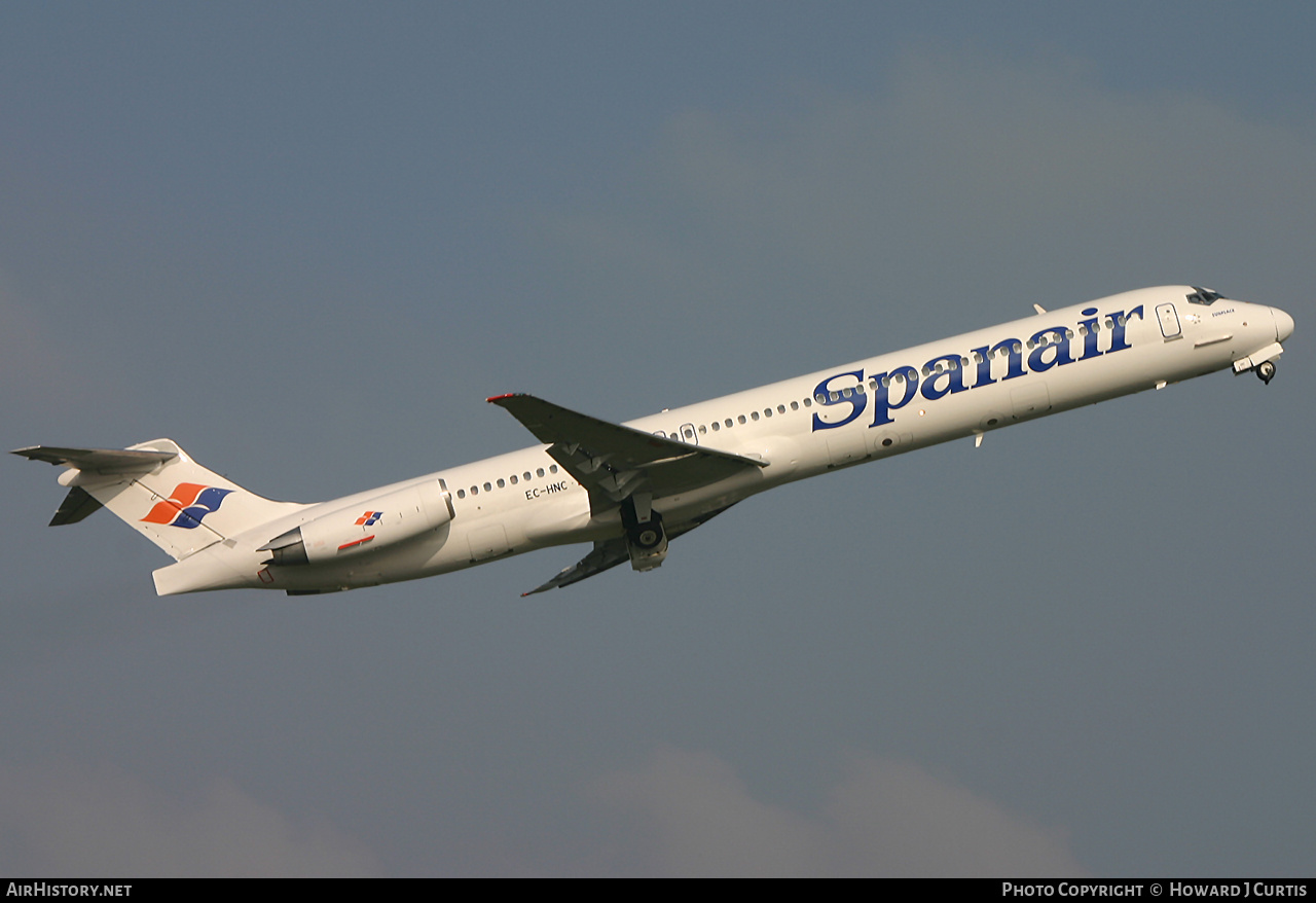 Aircraft Photo of EC-HNC | McDonnell Douglas MD-83 (DC-9-83) | Spanair | AirHistory.net #208862