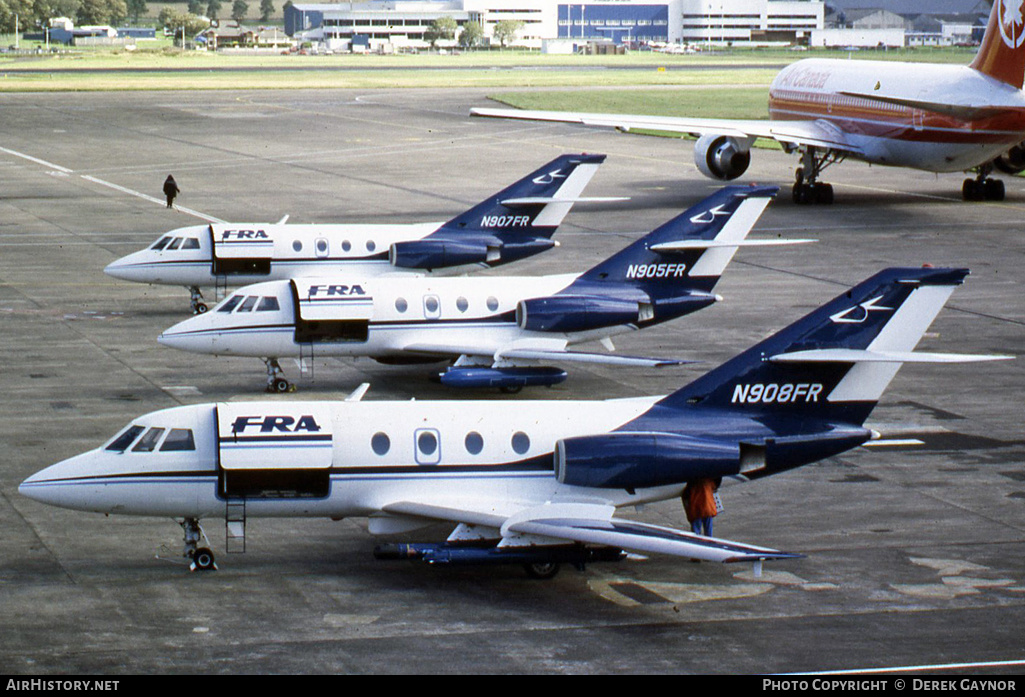 Aircraft Photo of N908FR | Dassault Falcon 20DC | FRA - FR Aviation | AirHistory.net #208863