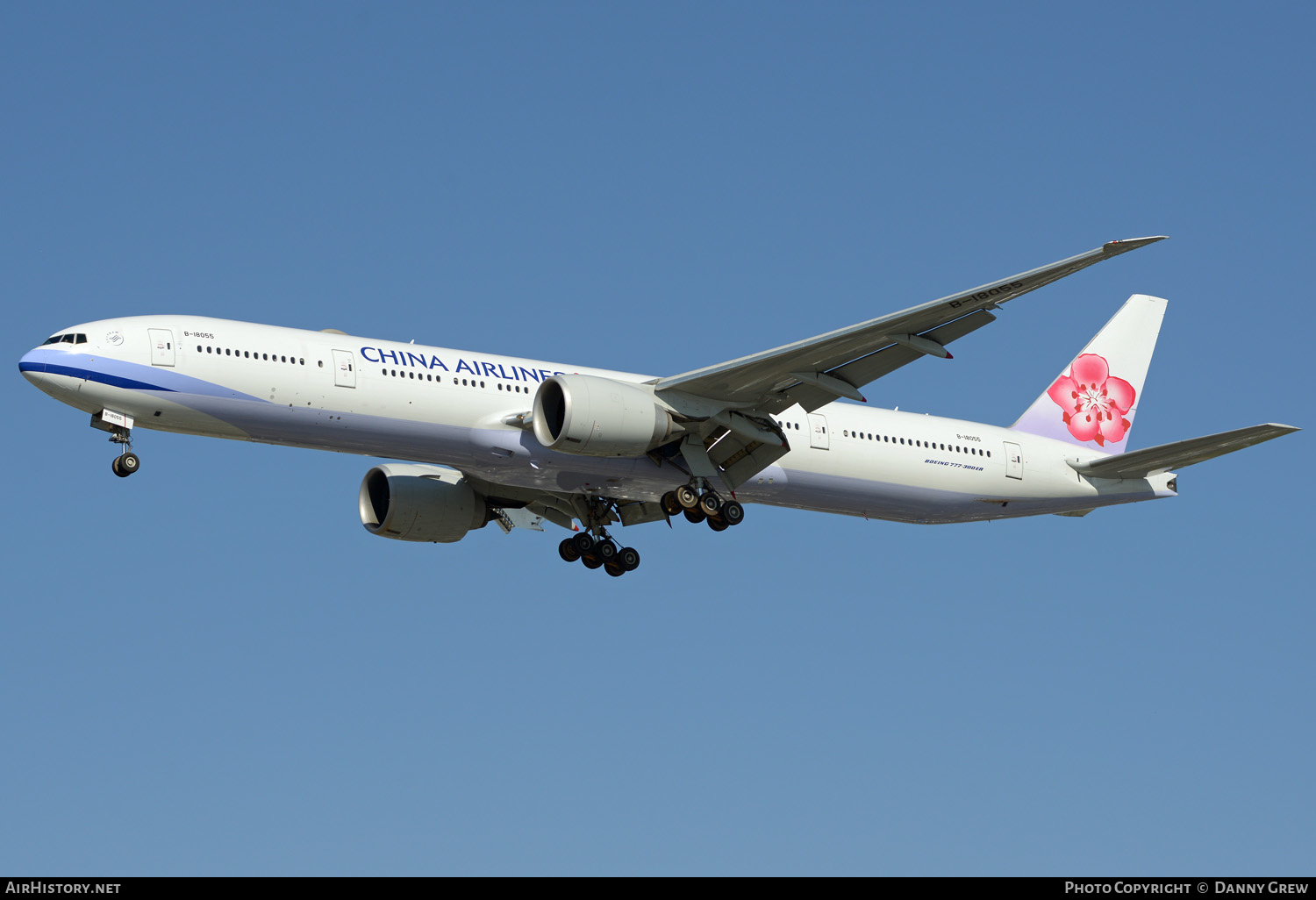 Aircraft Photo of B-18055 | Boeing 777-36N/ER | China Airlines | AirHistory.net #208901