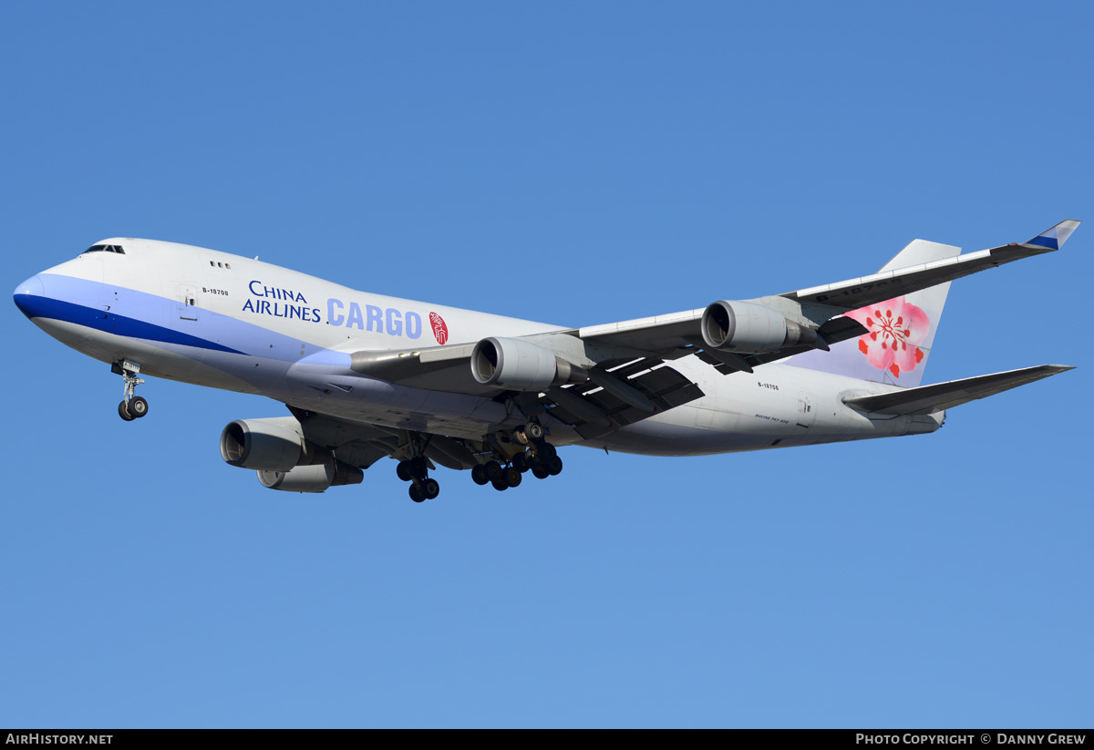 Aircraft Photo of B-18708 | Boeing 747-409F/SCD | China Airlines Cargo | AirHistory.net #208924