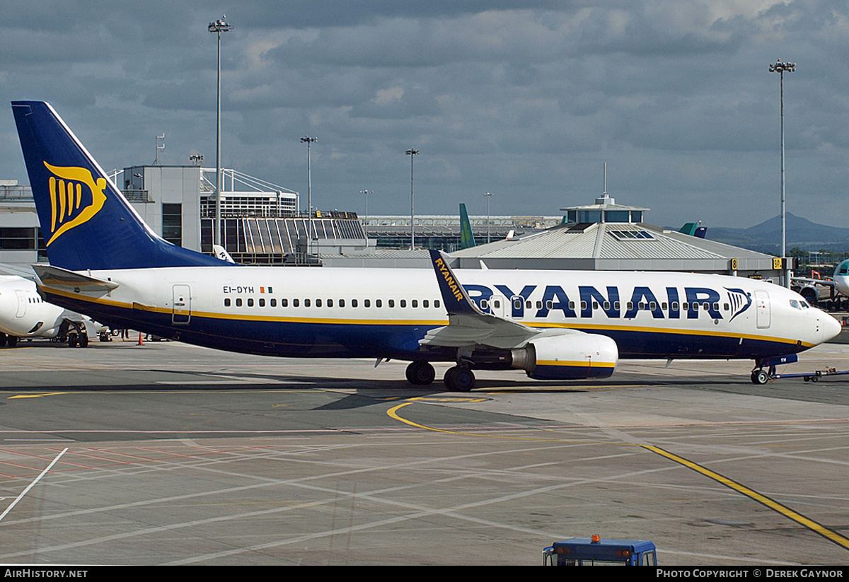 Aircraft Photo of EI-DYH | Boeing 737-8AS | Ryanair | AirHistory.net #208929