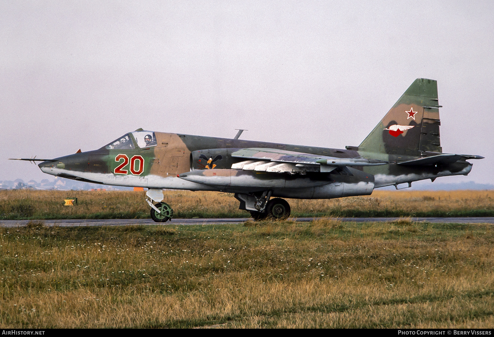 Aircraft Photo of 20 RED | Sukhoi Su-25K | Soviet Union - Air Force | AirHistory.net #209029