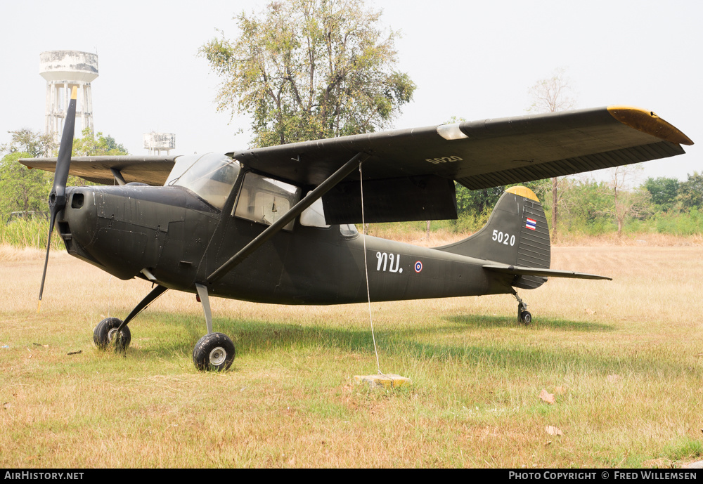 Aircraft Photo of 5020 | Cessna O-1A Bird Dog | Thailand - Army | AirHistory.net #209046