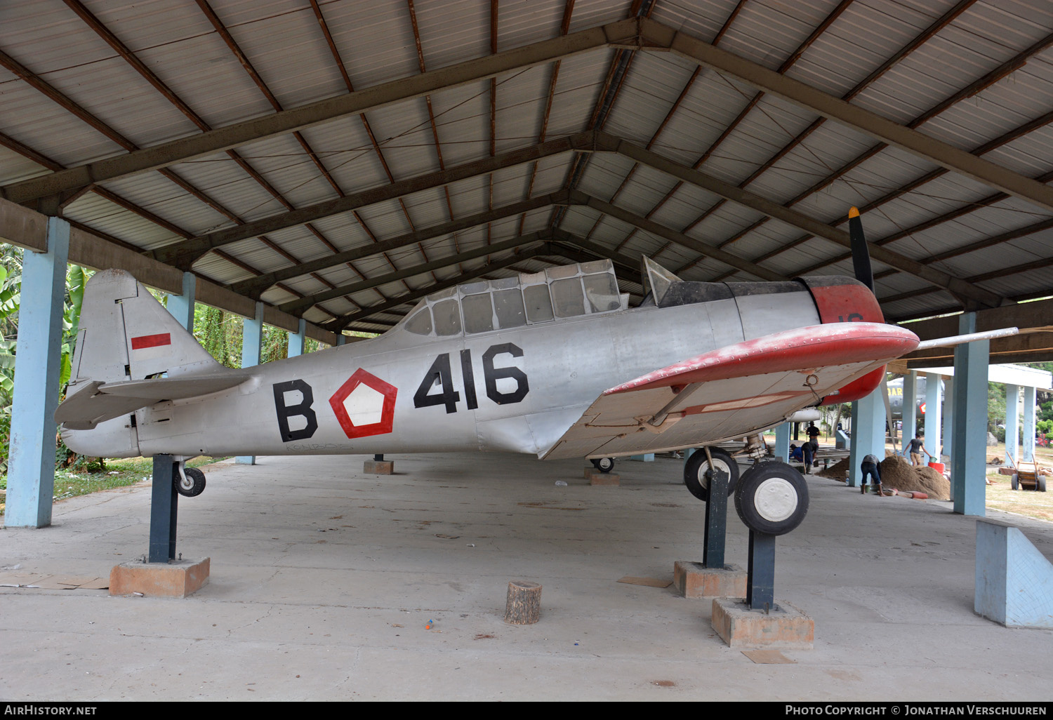 Aircraft Photo of B-416 | North American AT-16 Harvard IIB | Indonesia - Air Force | AirHistory.net #209054
