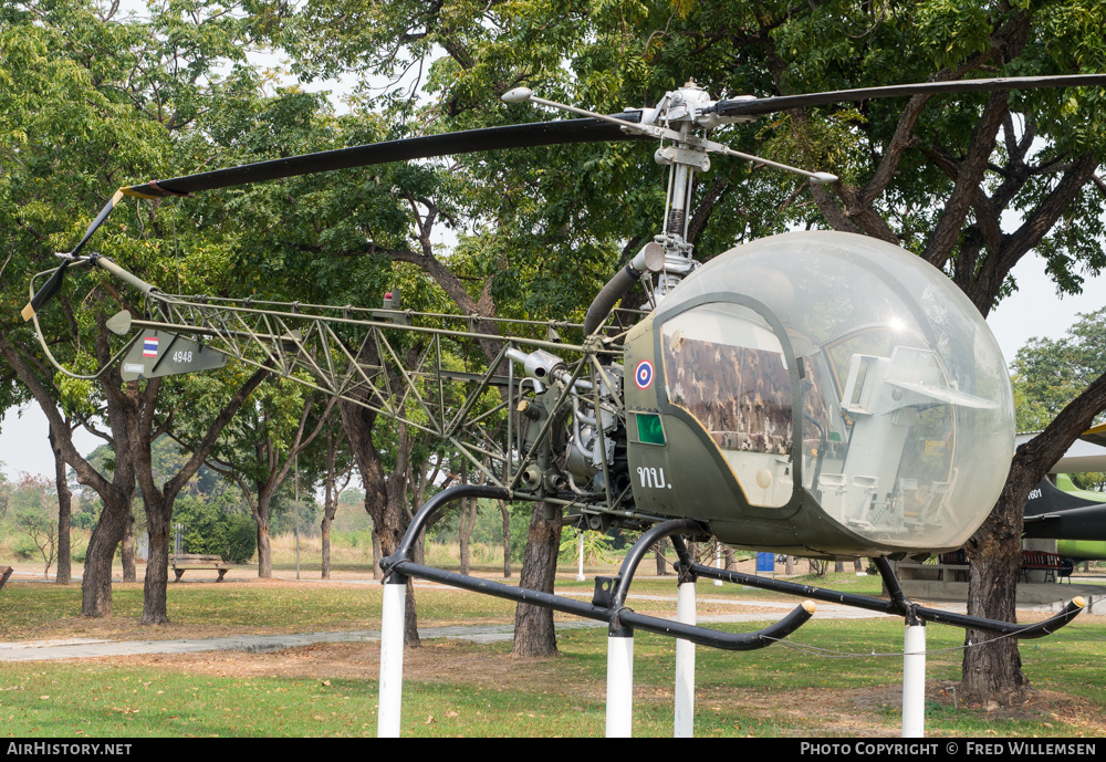 Aircraft Photo of 4948 | Bell OH-13H Sioux | Thailand - Army | AirHistory.net #209057