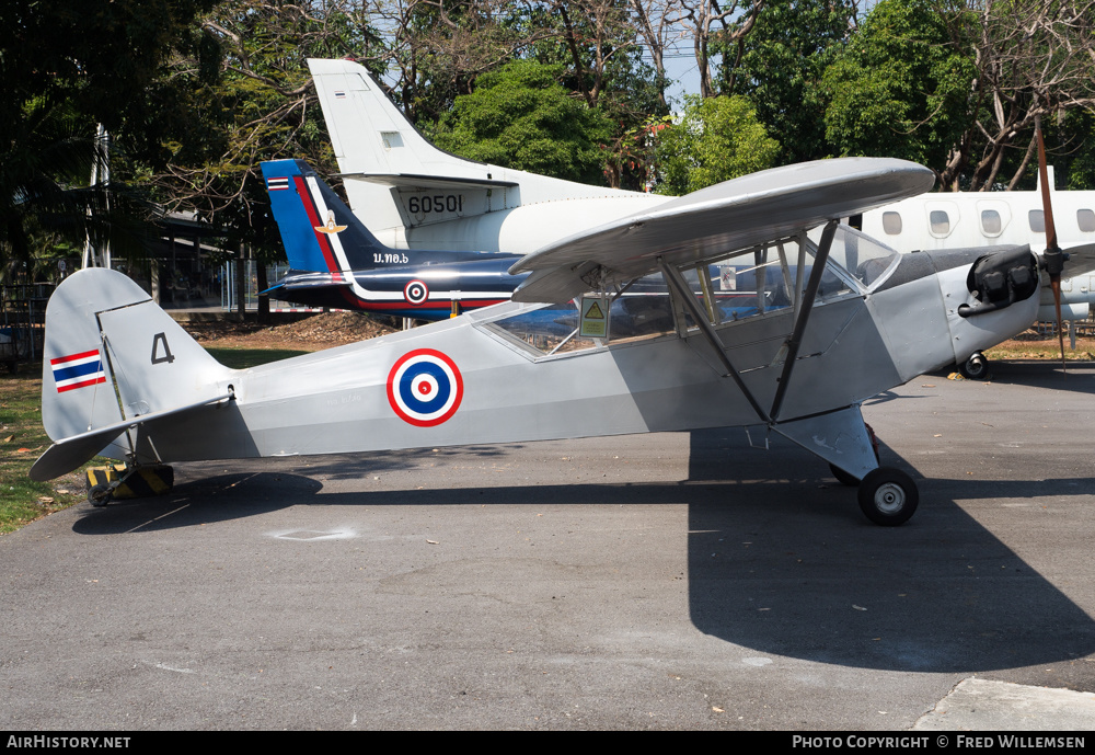 Aircraft Photo of S3-4/90 | Piper L-4J Grasshopper | Thailand - Air Force | AirHistory.net #209065