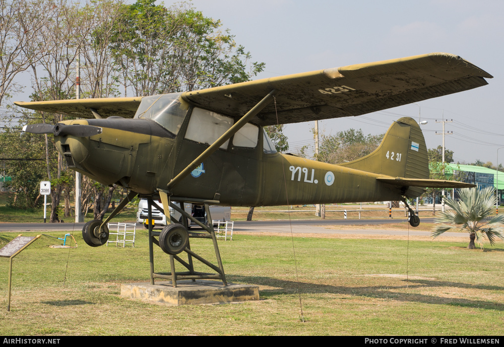 Aircraft Photo of 4231 | Cessna O-1E Bird Dog (305C/L-19E) | Thailand - Army | AirHistory.net #209072