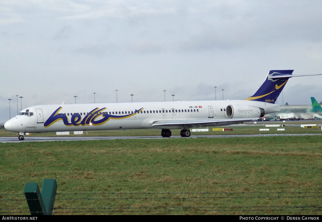 Aircraft Photo of HB-JIE | McDonnell Douglas MD-90-30 | Hello | AirHistory.net #209076