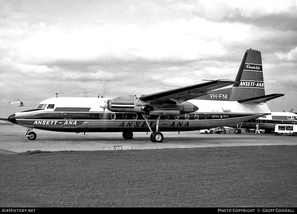 Aircraft Photo of VH-FNI | Fokker F27-200 Friendship | Ansett - ANA | AirHistory.net #209111