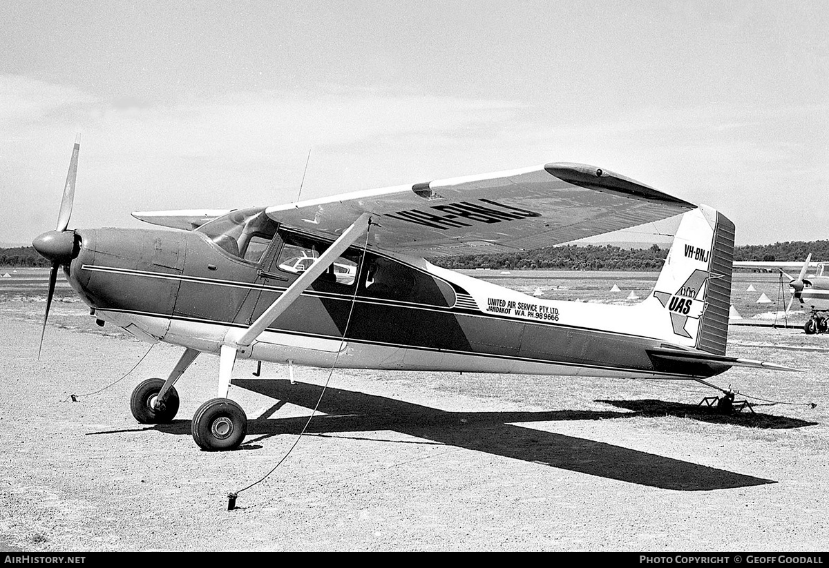 Aircraft Photo of VH-BNJ | Cessna 180A | United Air Service - UAS | AirHistory.net #209118