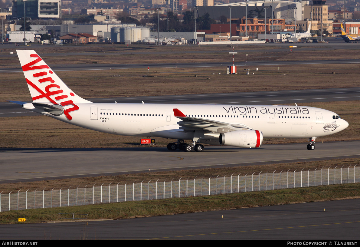 Aircraft Photo of F-WWYU | Airbus A330-243 | Virgin Australia Airlines | AirHistory.net #209147
