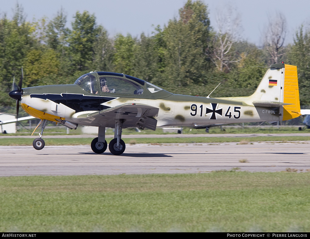 Aircraft Photo of C-FWOL / 9145 | Focke-Wulf FWP-149D | Germany - Air Force | AirHistory.net #209223