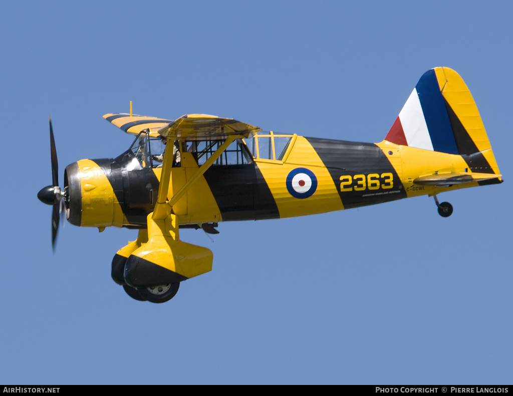 Aircraft Photo of C-GCWL / 2363 | Westland Lysander Mk3A | Canadian Warplane Heritage | Canada - Air Force | AirHistory.net #209230