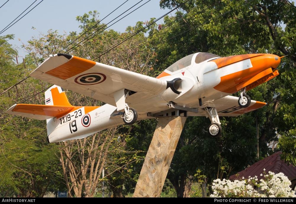 Aircraft Photo of F12-19/23 | Cessna T-37B Tweety Bird | Thailand - Air Force | AirHistory.net #209236