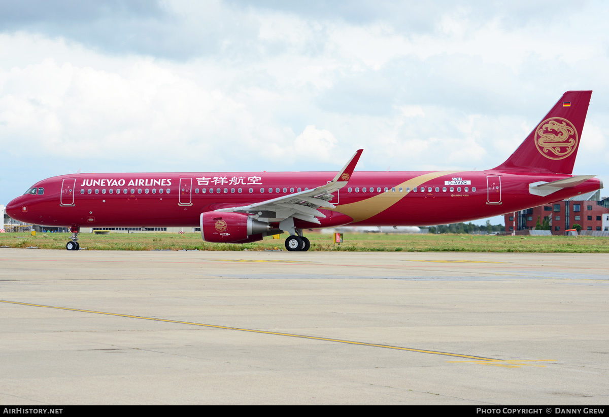 Aircraft Photo of D-AVZQ | Airbus A321-211 | Juneyao Airlines | AirHistory.net #209239