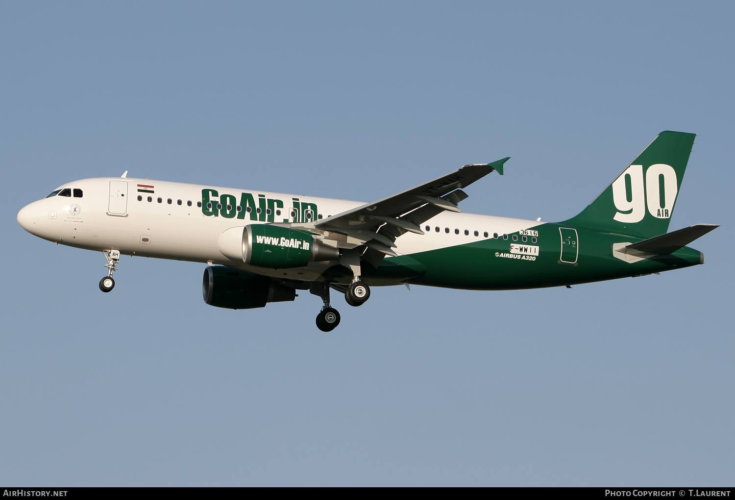 Aircraft Photo of F-WWII | Airbus A320-214 | GoAir | AirHistory.net #209264
