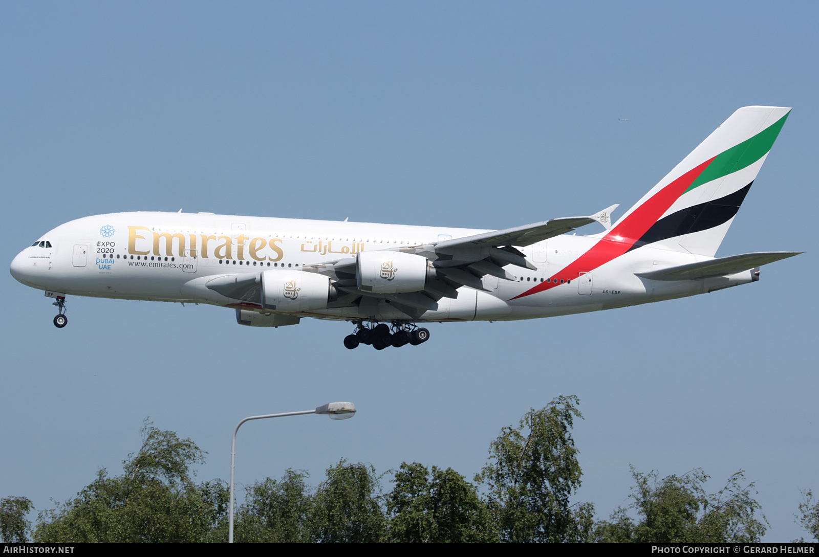 Aircraft Photo of A6-EDP | Airbus A380-861 | Emirates | AirHistory.net #209274