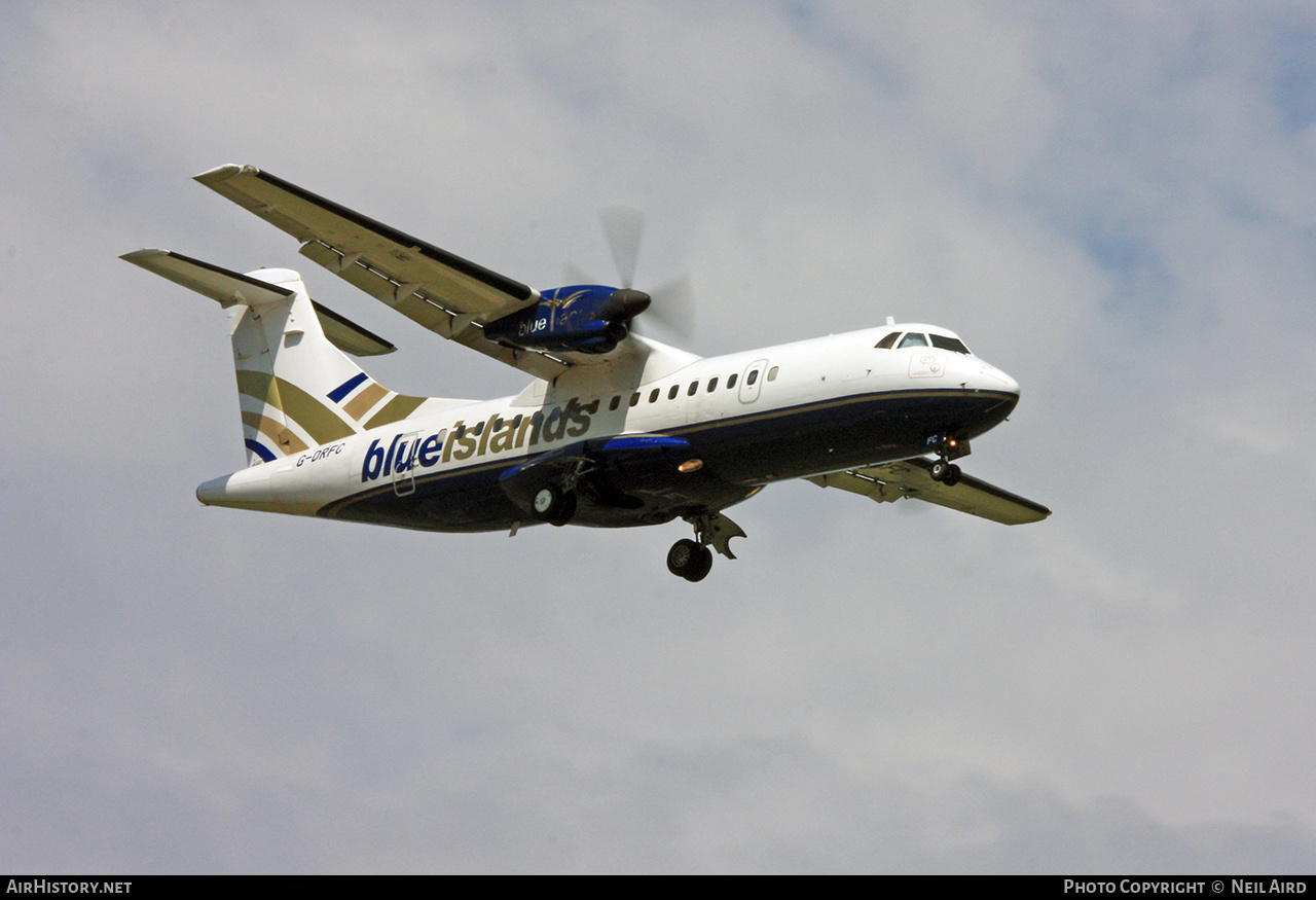 Aircraft Photo of G-DRFC | ATR ATR-42-300 | Blue Islands | AirHistory.net #209285