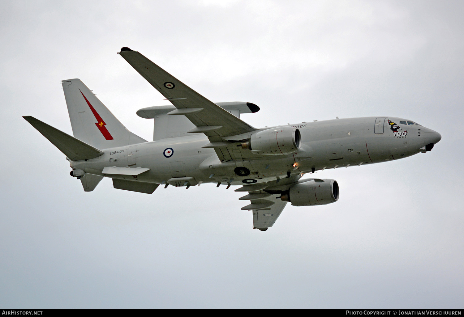 Aircraft Photo of A30-006 | Boeing E-7A Wedgetail | Australia - Air Force | AirHistory.net #209325