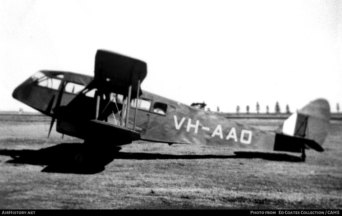 Aircraft Photo of VH-AAO | De Havilland D.H. 84 Dragon 2 | Butler Air Transport | AirHistory.net #209339