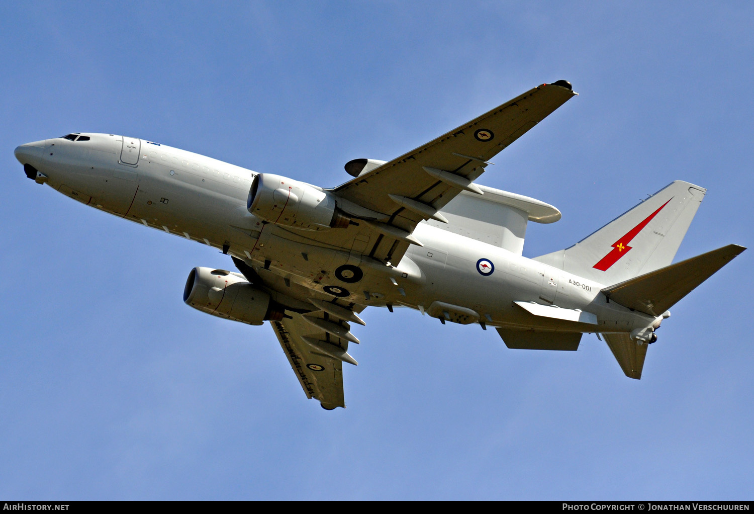 Aircraft Photo of A30-001 | Boeing E-7A Wedgetail | Australia - Air Force | AirHistory.net #209353