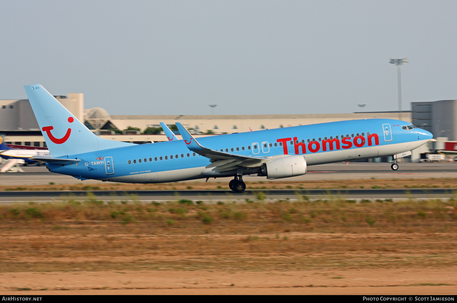 Aircraft Photo of G-TAWH | Boeing 737-8K5 | Thomson Airways | AirHistory.net #209364