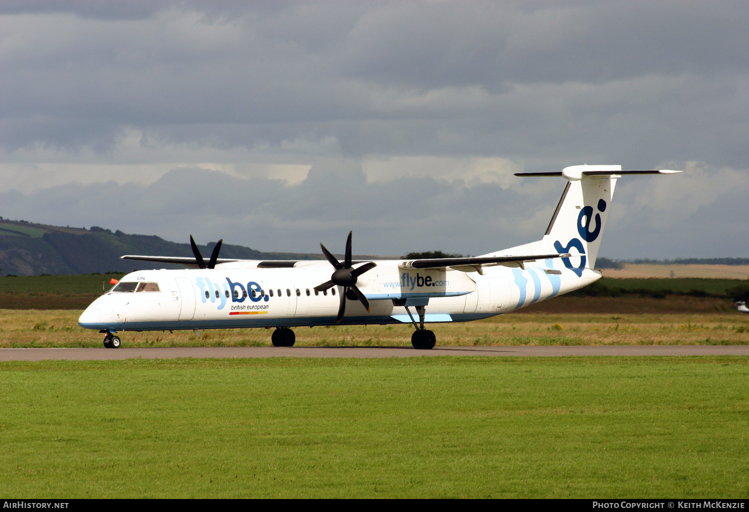 Aircraft Photo of G-JEDN | Bombardier DHC-8-402 Dash 8 | Flybe - British European | AirHistory.net #209390