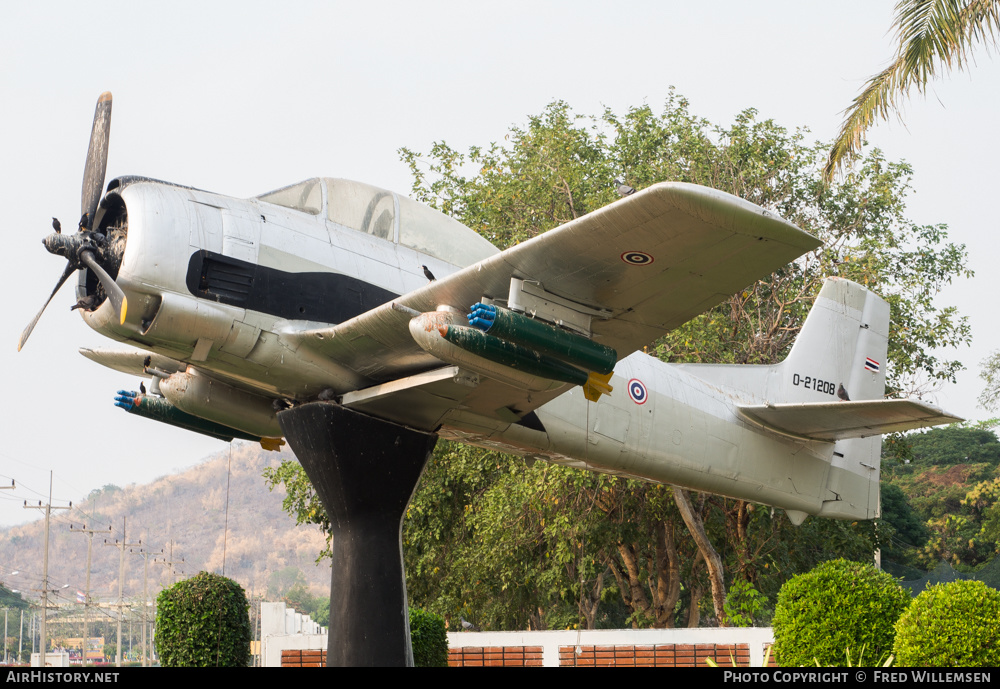 Aircraft Photo of JF13-11/05 / 0-21208 | North American T-28D Trojan | Thailand - Air Force | AirHistory.net #209397