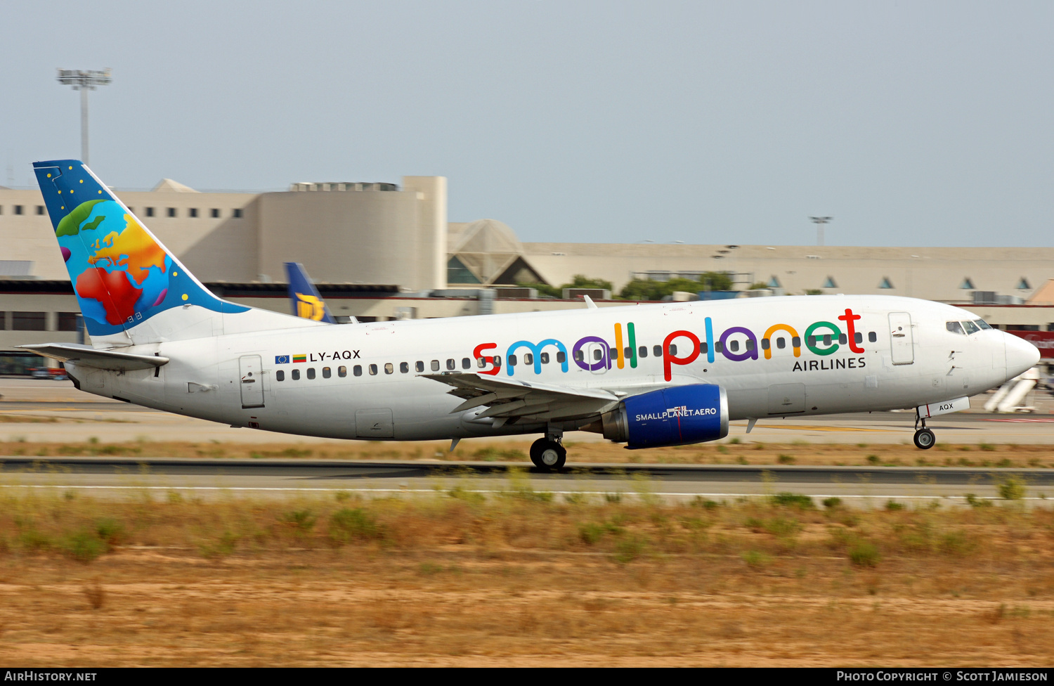 Aircraft Photo of LY-AQX | Boeing 737-322 | Small Planet Airlines | AirHistory.net #209404