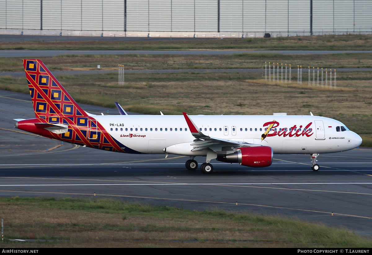 Aircraft Photo of PK-LAQ | Airbus A320-214 | Batik Air | AirHistory.net #209419