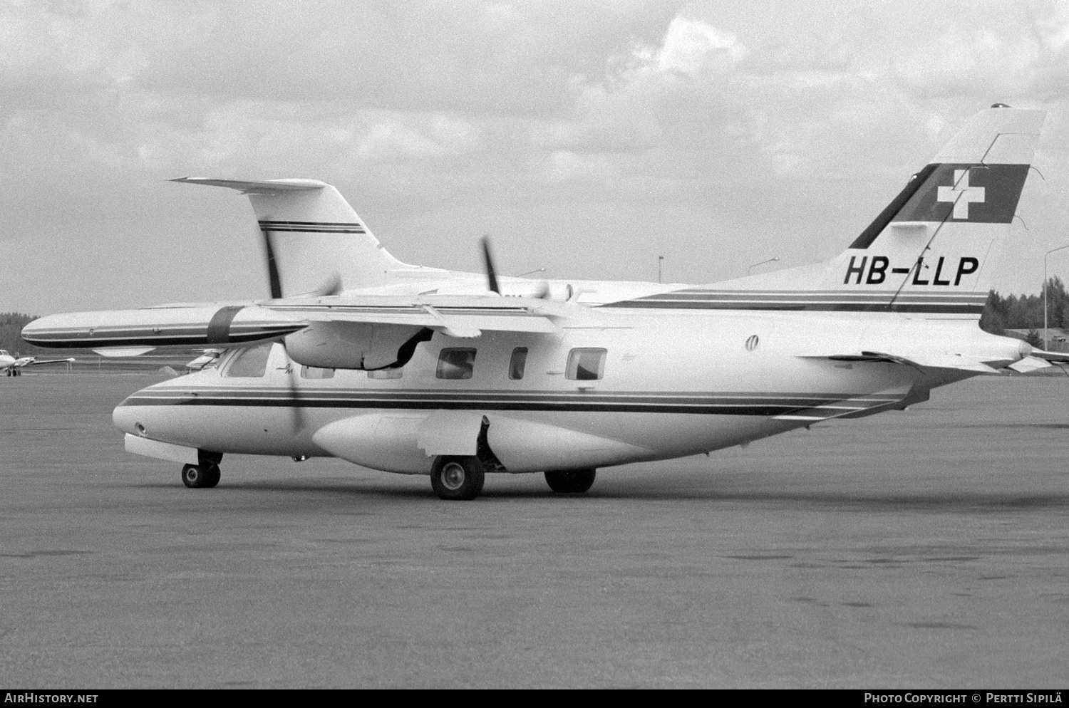 Aircraft Photo of HB-LLP | Mitsubishi MU-2 Marquise (MU-2B-60) | AirHistory.net #209446