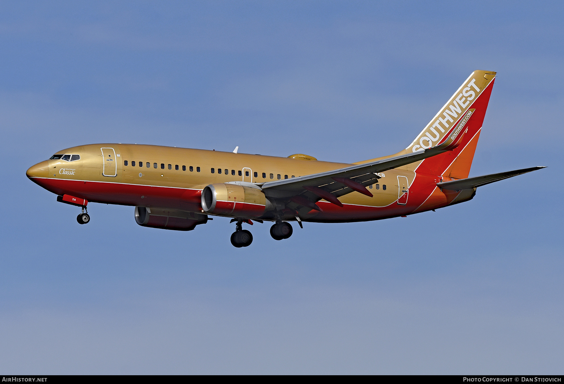 Aircraft Photo of N714CB | Boeing 737-7H4 | Southwest Airlines | AirHistory.net #209453