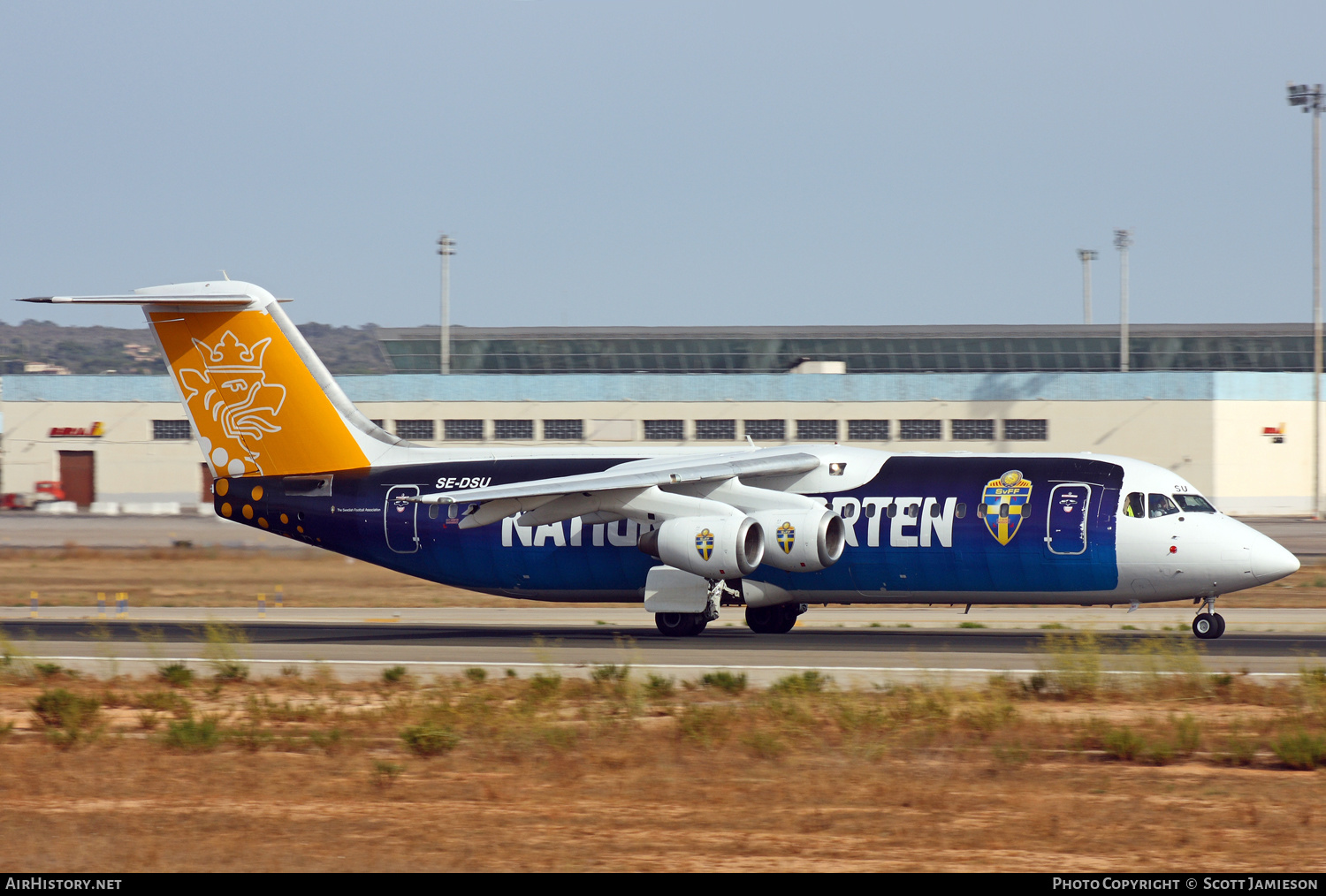 Aircraft Photo of SE-DSU | British Aerospace Avro 146-RJ100 | Malmö Aviation | AirHistory.net #209488