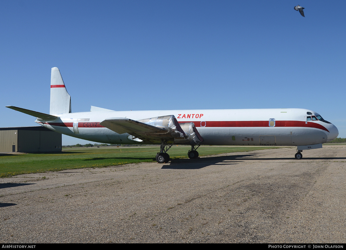 Aircraft Photo of C-GOIZ | Lockheed L-188A(F) Electra | Zantop International Airlines | AirHistory.net #209535