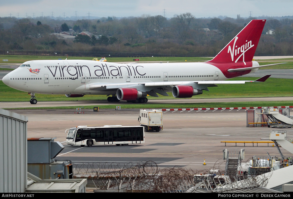 Aircraft Photo of G-VROM | Boeing 747-443 | Virgin Atlantic Airways | AirHistory.net #209552