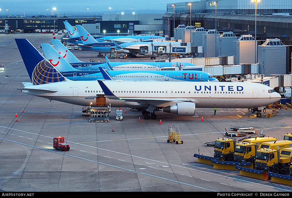 Aircraft Photo of N644UA | Boeing 767-322/ER | United Airlines | AirHistory.net #209553