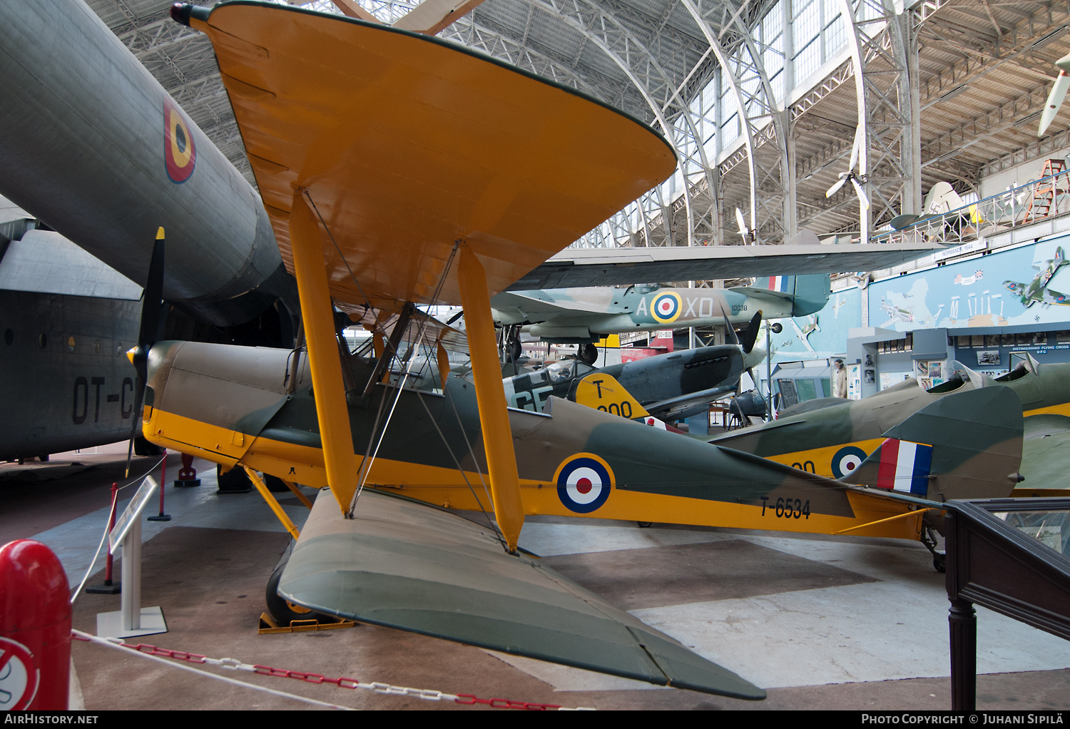 Aircraft Photo of T6534 | De Havilland D.H. 82A Tiger Moth | UK - Air Force | AirHistory.net #209558