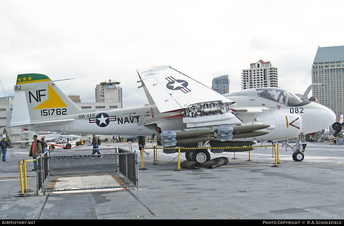 Aircraft Photo of 151782 | Grumman A-6E Intruder (G-128/A2F-1) | USA - Navy | AirHistory.net #209582