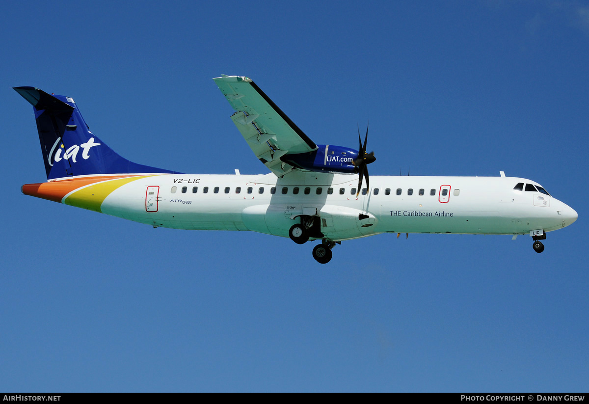 Aircraft Photo of V2-LIC | ATR ATR-72-600 (ATR-72-212A) | LIAT - Leeward Islands Air Transport | AirHistory.net #209589