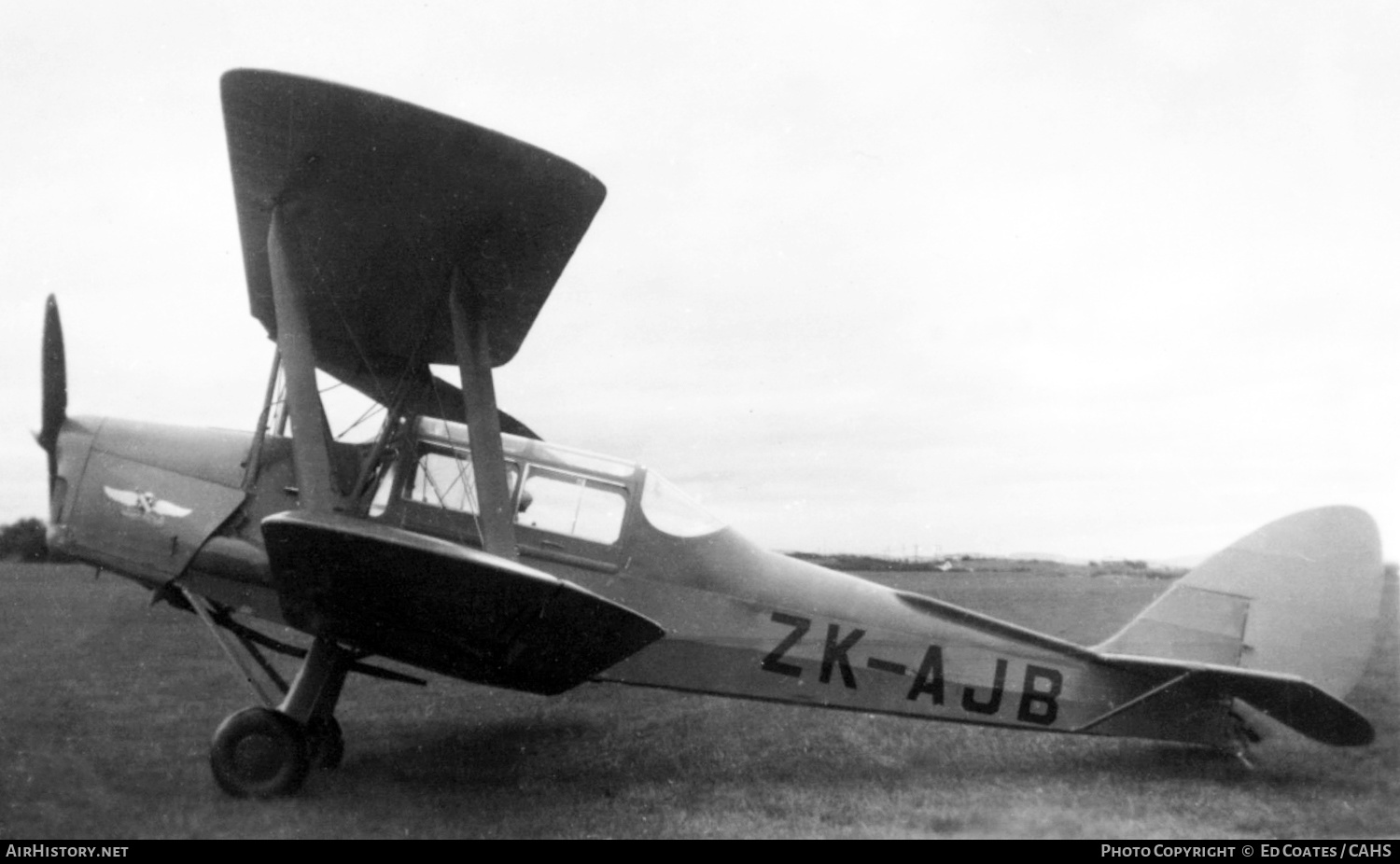 Aircraft Photo of ZK-AJB | De Havilland D.H. 82A Tiger Moth | Wanganui Aero Club | AirHistory.net #209594