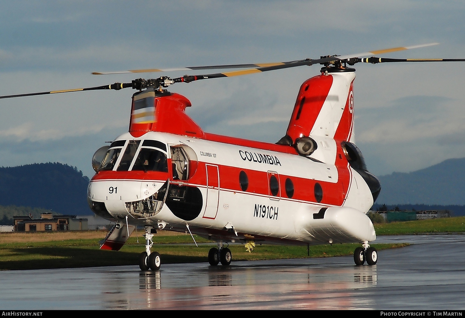Aircraft Photo of N191CH | Boeing Vertol CH-46A Sea Knight | Columbia Helicopters | AirHistory.net #209608