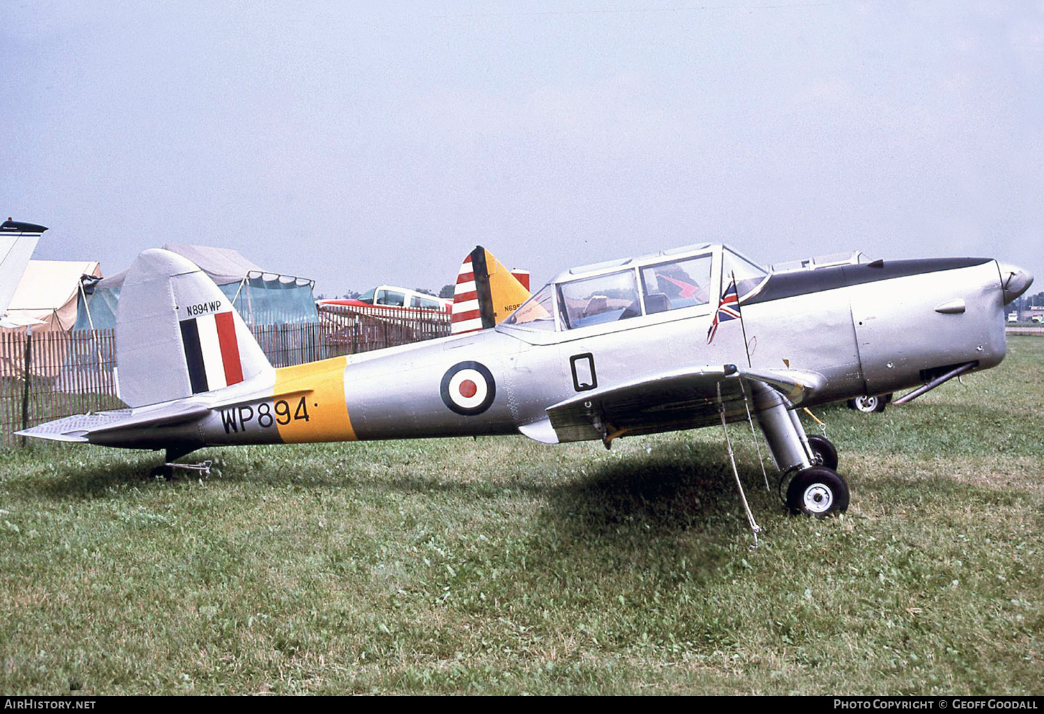 Aircraft Photo of N894WP / WP894 | De Havilland DHC-1 Chipmunk T10 | UK - Air Force | AirHistory.net #209611