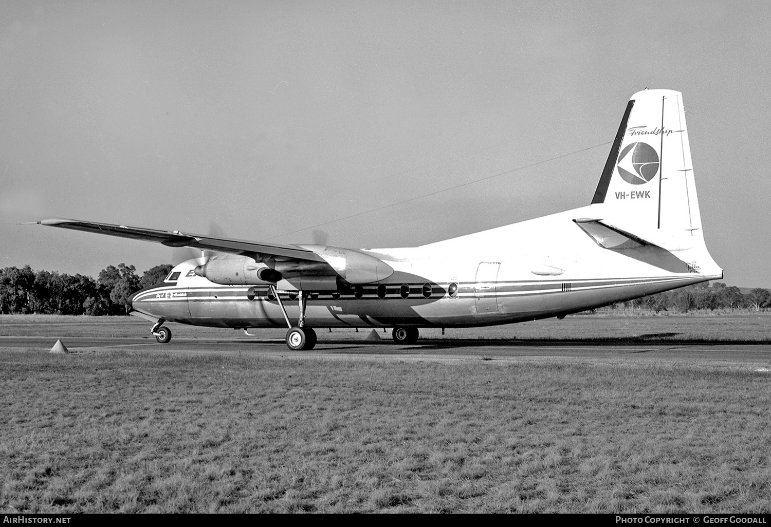 Aircraft Photo of VH-EWK | Fokker F27-100 Friendship | East-West Airlines | AirHistory.net #209632