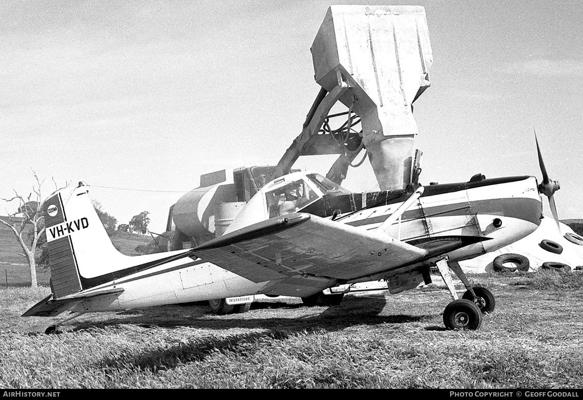 Aircraft Photo of VH-KVD | Cessna A188 AgWagon 300 | AirHistory.net #209646