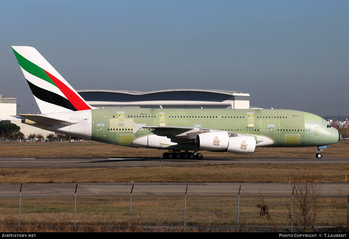 Aircraft Photo of F-WWSO | Airbus A380-861 | Emirates | AirHistory.net #209663