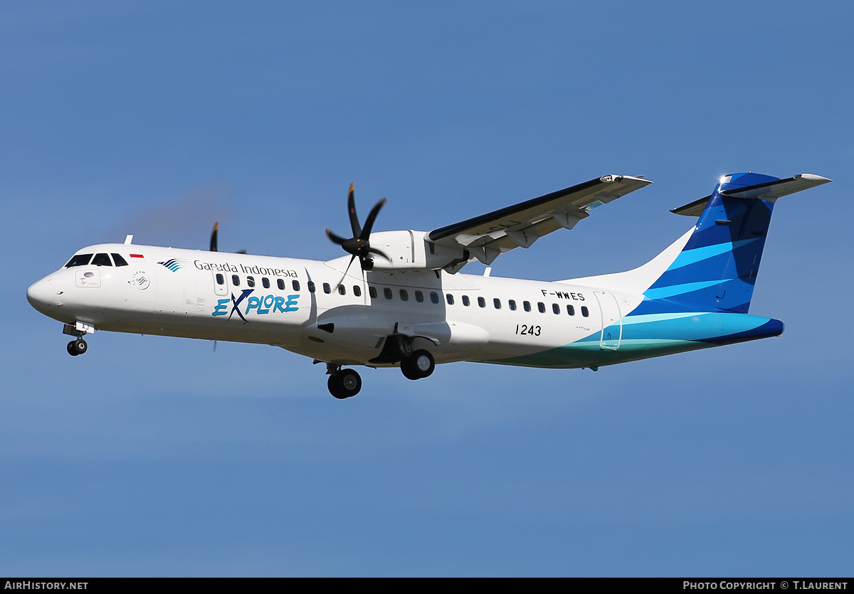 Aircraft Photo of F-WWES | ATR ATR-72-600 (ATR-72-212A) | Garuda Indonesia Explore | AirHistory.net #209664