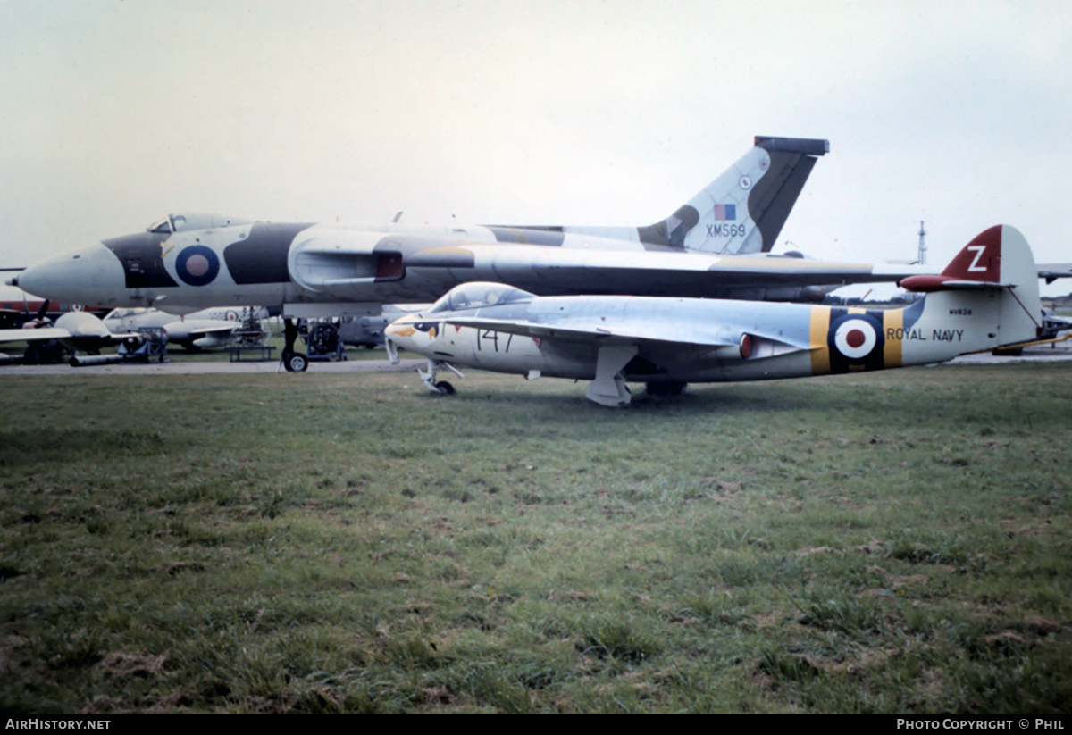 Aircraft Photo of WV826 | Hawker Sea Hawk FGA6 | UK - Navy | AirHistory.net #209665